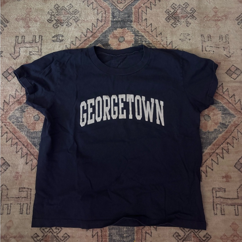 Brandy Melville Navy Georgetown Tee